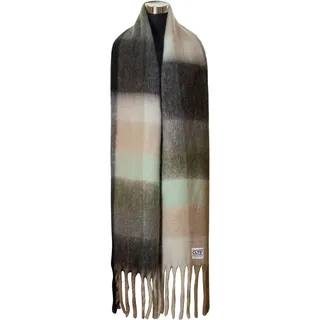 chillouts XXL-Schal »Gero Scarf«, mit dicken Fransen, grau