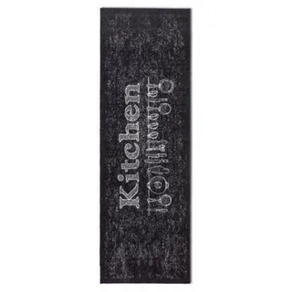 Astra Küchenläufer , Schwarz, Weiß , Textil , rechteckig , 50x150 cm , für Fußbodenheizung geeignet, rutschfest, schmutzabweisend , Teppiche und Böden, Teppiche, Teppichläufer, Küchenteppiche