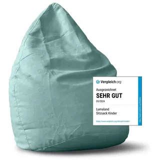 Lumaland Sitzsack In-& Outdoor 120l türkis | Türkis