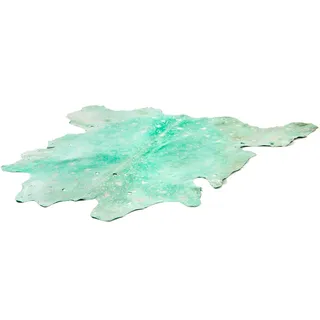 calo-deluxe Fellteppich "Toro 250" Gr. 42, bunt (silberfarben, blau), B:120cm H:12mm L:190cm, Kuhfell, Teppiche, echtes Rinderfell, Wohnzimmer