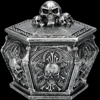 Schatulle Totenkopf - Beinhaus - Skull Gothic Aufbewahrung Box Deko Geschenk