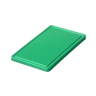 Haug Schneidebrett groß, 60 x 40 cm , Polypropylen, antibakteriell, Farbe: grün