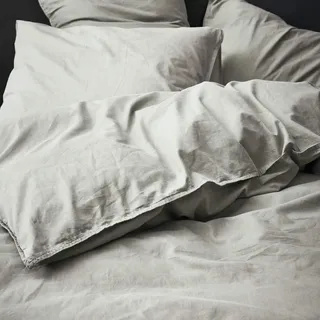 Essenza Bettwäsche Guy Uni Einfarbig Baumwolle Schlicht Elegant Bunt Renforcé, Größe:Zusatzkissenbezug 40x80 cm, Farbe:Stone