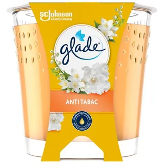 Glade Duft-Kerze im Glas, Anti-Tabac, (6 x 112 g), bis zu 27 Stunden Brenndauer pro Kerze