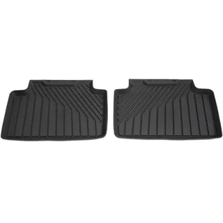 Audi 85H061511041 Fußmatten Premium Allwetterfußmatten 2X Gummimatten hinten, schwarz