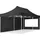 Faltpavillon 3 x 6 m inkl. 2 Seitenteile Schwarz