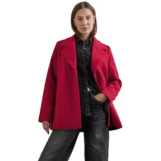 STREET ONE Damen A201967 Caban Jacke, Carpet red, 34