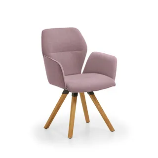 Niehoff Sitzmöbel Merlot Design-Armlehenenstuhl Stativ-Gestell Massivholz/Stoff