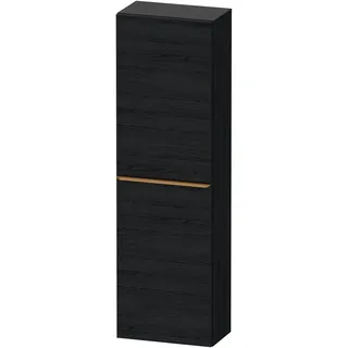 Duravit D-Neo Halbhochschrank 40 x 132 x 24 cm Schwarz/Eiche