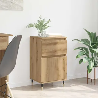 vidaXL Sideboard Artisan-Eiche 40 x 35 x 70 cm Verbundholz und Eisen - Braun