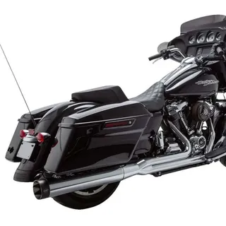 S&s Cycle Harley Davidson Flhr 1750 Road King 107 Ref:550-0758d Homologiertes Vollliniensystem - Chrome - Homologated