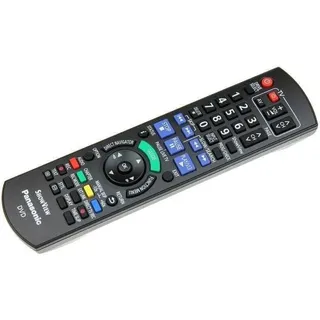 Panasonic N2QAYB000471 Fernbedienung für DMR-EX96C DMR-EX93C DMR-EX84C DMR-EX645 - Schwarz
