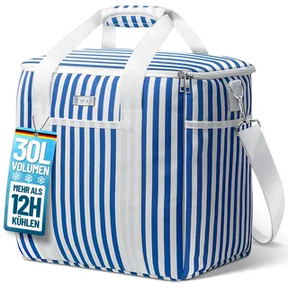 HOEL Kühltasche groß 30L faltbar - Isolierte Thermotasche - Lunchtasche wasserdicht & auslaufsicher - Isoliertasche für Auto & Einkaufen - Picknicktasche Lunch Bag Lunchbag