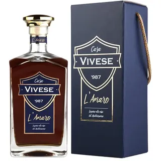 L' Amaro - Casa Vivese '987 mit Etui mit Stiel