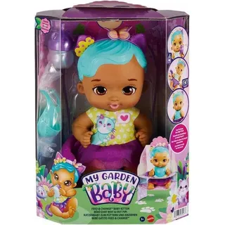 My Garden Baby Gatito Feed & Change Ktzchen 30 cm Grn - Rosa