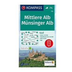 Kompass Verlag WK 779 Mittlere Alb / Münsinger Alb - One Size