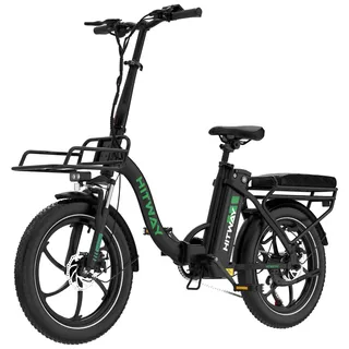 HITWAY E Bike, Ebike mit 250W Motor, Elektrofahrrad 20 Zoll, E-Bike mit 70-150km Reichweite, 7-Gang, APP-Steuerung, faltbar, IP54 wasserdicht, Pedelec