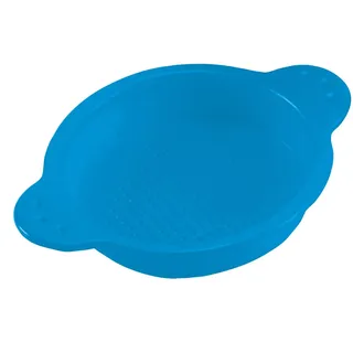 Hape Kleines Sieb, Blau - Kinder Sandsieb und Wassersieb für Sandkasten Strand und Garten, robustes Outdoor Sandspielzeug, geeignet ab 18 Monaten
