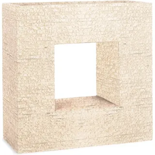 Pflanzwerk Hochbeet Pflanzkübel Vista Premium Frostbeständig Antik 66 cm Sand