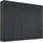 Drehtürenschrank Purisma 251 x 223 x 60 cm Grau
