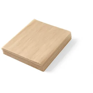 HENDI Fettdichtes Einschlagpapier, Beige, Stückzahl: 500 Blatt, 200x250mm,