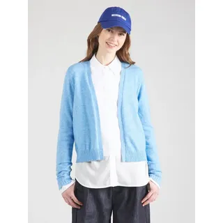 VILA Damen Viril Short L/S Knit Cardigan-noos Strickjacke, Blissful Blue,M