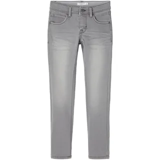 NAME IT Jungen Nkmsilas Dnmtax Pant Noos Jeans, Medium Grey Denim, 98 EU