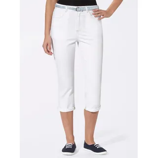 Classic Basics Caprijeans, weiß