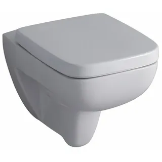 Geberit Renova Plan Wand-Tiefspül-WC mit WC-Sitz Weiß KeraTect
