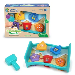 Learning Resources Strand-Pochtisch, Feinmotorik-Spielzeug ab 18 Monaten, Montessori Lernspiel