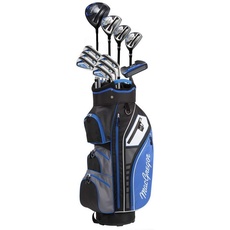 MACGREGOR Herren DCT3000 Mens Package Golf Club Bag Set Golfschläger, Schwarz/Royal, 5-SW, Putter
