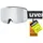 Pwdr white matt mirror silver one size
