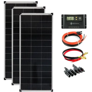 300Watt 12Volt Solar Set Solaranlage Inselanlage Garten Camping Solarmodul