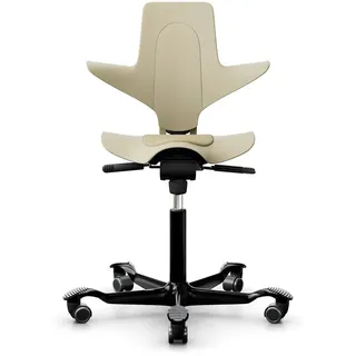 Bürodrehstuhl HÅG Capisco Puls HÅG gelb, Designer Peter Opsvik, 87-115x55x47-54 cm