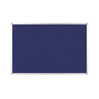 Viking Pinnwand Nicht magnetisch Wandmontage Filz 90 (B) x 0,81 (T) x 60 (H) cm Aluminium Blau