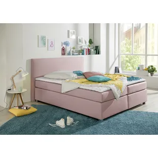 INOSIGN Boxspringbett »Eliana«, inkl. Topper, in 4 Breiten, 3 Matratzenarten und 2 Härtegraden INOSIGN flamingo