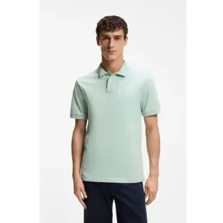 BOSS für Herren. 50507803 Polo Slim Fit türkis (XL), Lässig, Baumwolle, Kurzarm