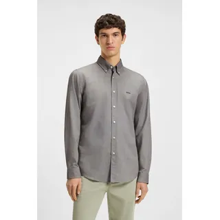 BOSS ORANGE Businesshemd "Rickert" mit Button-down-Kragen, open grün342