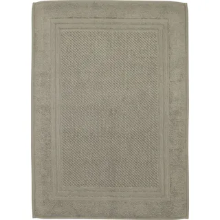 ROSS Duschmatte »Unifond« Höhe 1 mm fußbodenheizungsgeeignet   strapazierfähig Uni mit Bordüre, Badezimmerteppich, waschbar, grau