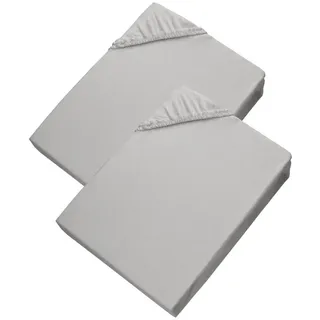 Esprit Spannbettlaken Premium , Grau , Textil , 200x200 cm , Oeko-Tex® Made IN Green , Heimtextilien, Bettwäsche & Leintücher, Leintücher, Bettlaken