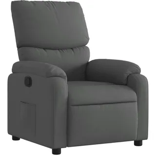 vidaXL Relaxsessel Dunkelgrau Stoff - Grau