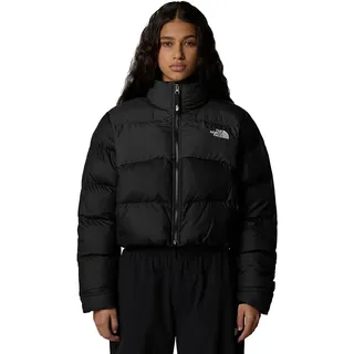 The North Face Damen Cropped Saikuru Jacke, Tnf Black/Asphalt Grey, M