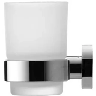 Duravit Zahnputzbecher, Glashalter D-Code Glas Chrom