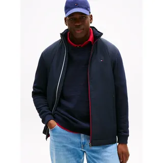 Tommy Hilfiger Big & Tall Outdoorjacke "BT-MIX MEDIA HARRINGTON-B" ohne Kapuze Kapuzenjacke Freizeitjacke Übergangsjacke Funktionsjacke Große Größen, desert sky