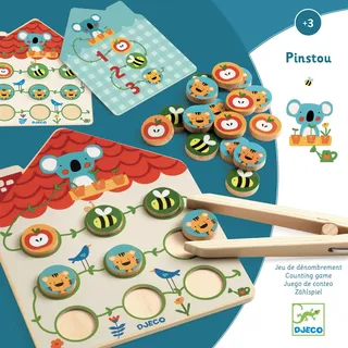 Djeco Pinstou-Spiel – Lern- und interaktives Spiel für Kinder