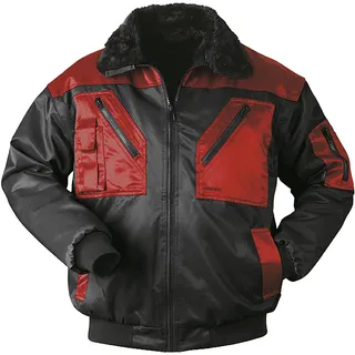 schmidt's eigenmarke Pilotenjacke Norway FM 4-in-1 Gr.M 4180 schwarz/rot