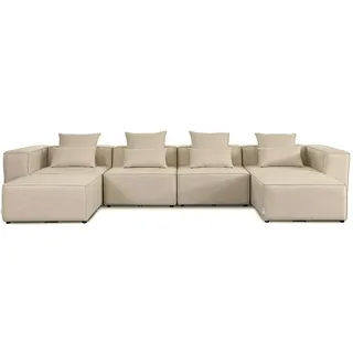 Home Deluxe Sofa VERONA XXL Beige, - versch. Ausführungen