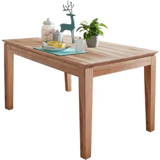 Woodroom Esstisch Paarl 160x90 cm ausziehbar auf 220 cm Massivholz Kernbuche geölt Ausziehtisch mit Butterfly-Auszug Esszimmertisch für 6–8 Personen Stabil und zeitlos
