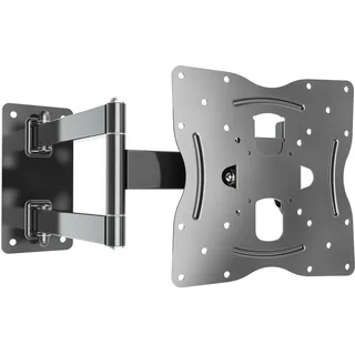 Ricoo TV Wandhalterung Fernseher Halterung S1022 für 32-55 Zoll schwenkbar neigbar Fernseherhalterung Wand VESA 200 x 200 mm Wandhalter universal flach & Curved TVs Belastbarkeit bis 30 kg