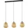 Dembleby 3-flg. Ø 20 cm rund Holz beige